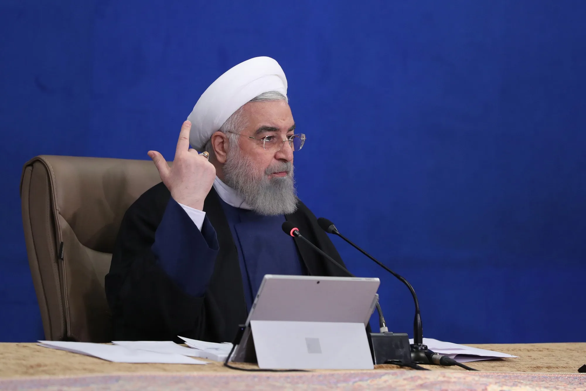 Hassan Rouhani&nbsp; on March 10.