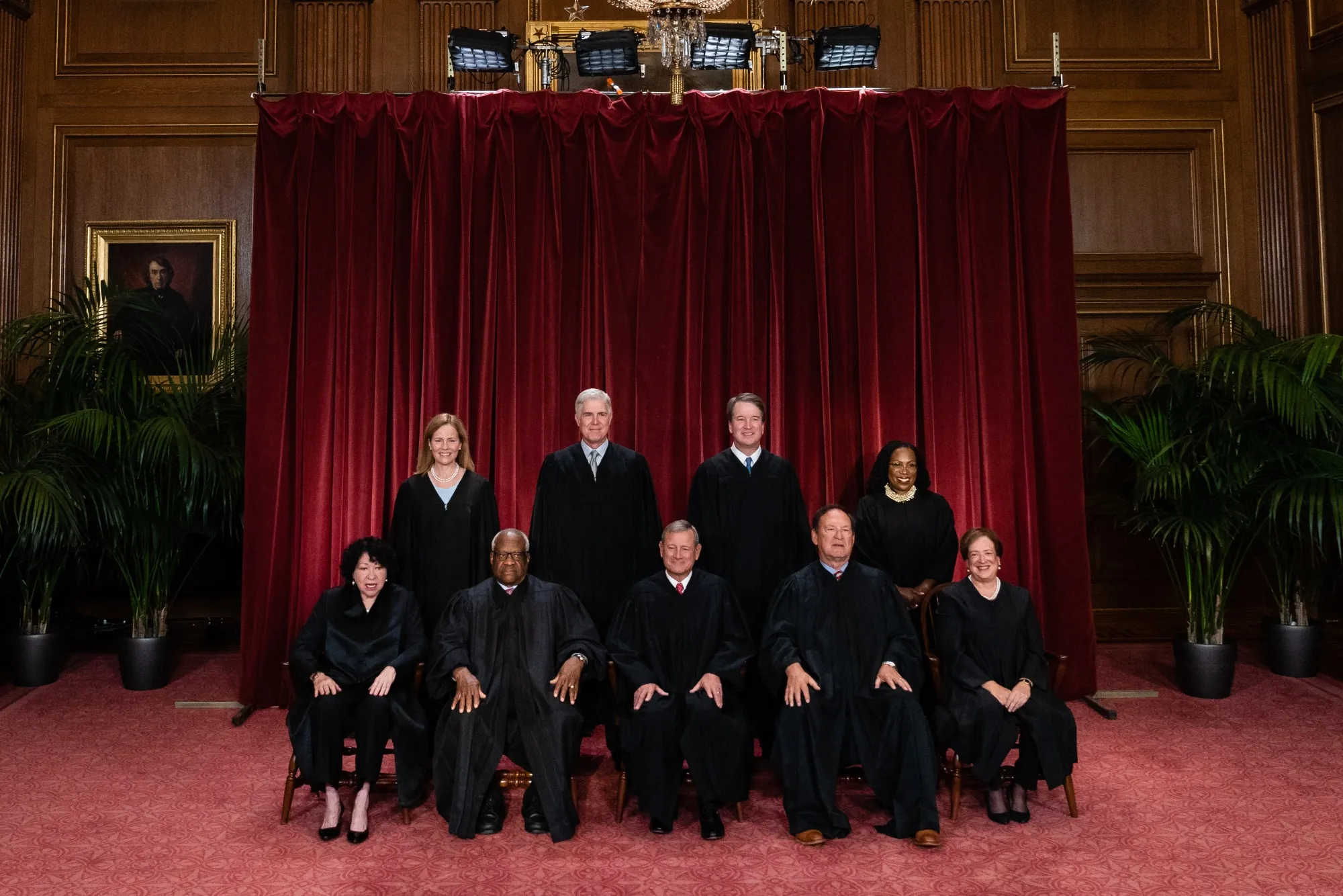 The Justices of the US Supreme Court.