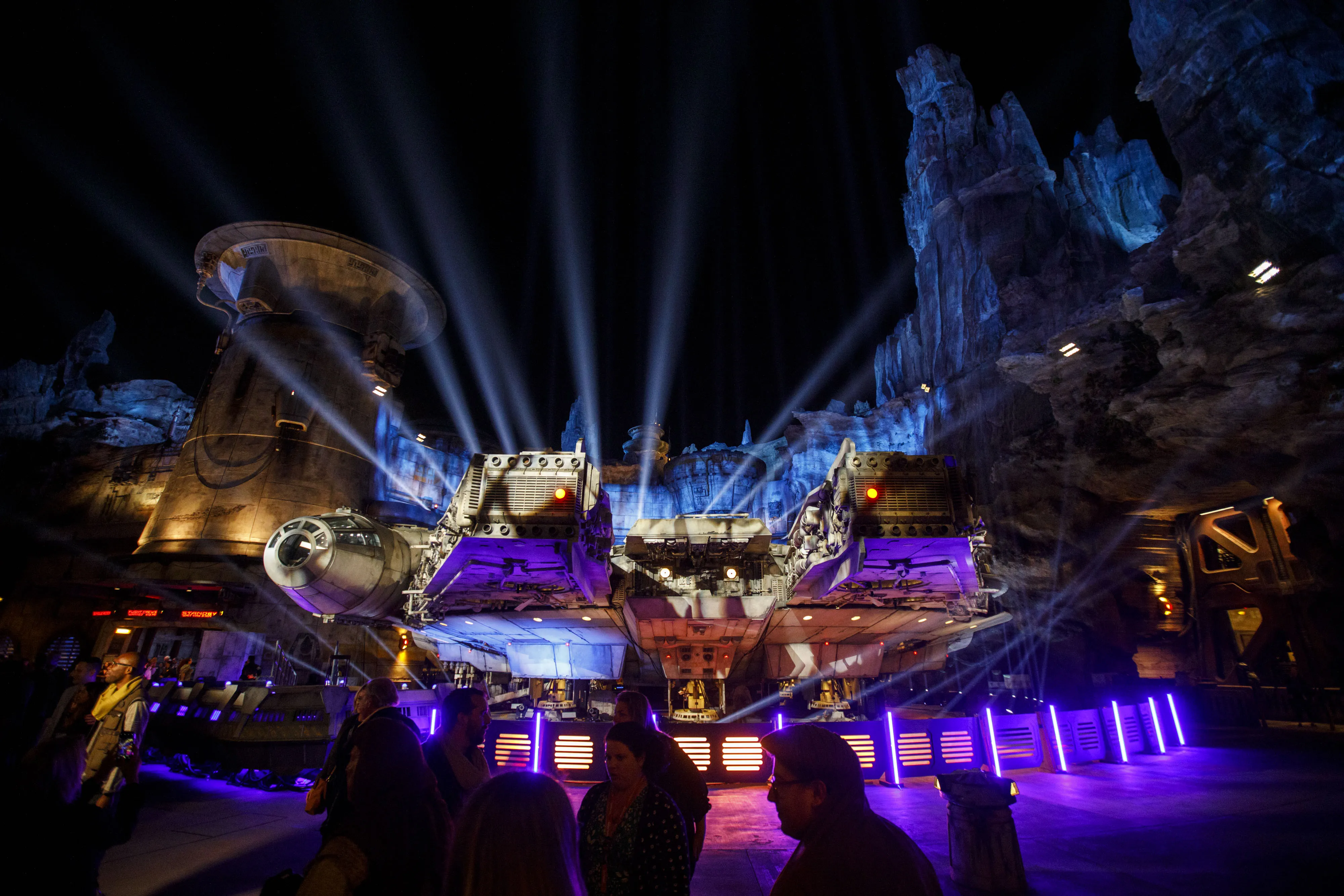 Star Wars: Galaxy’s Edge at Disneyland theme park in Anaheim, California. 