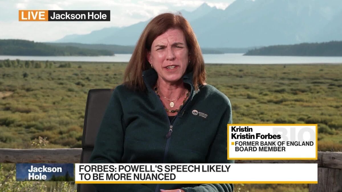 Watch MIT Professor Forbes on Expectation From Jackson Hole - Bloomberg