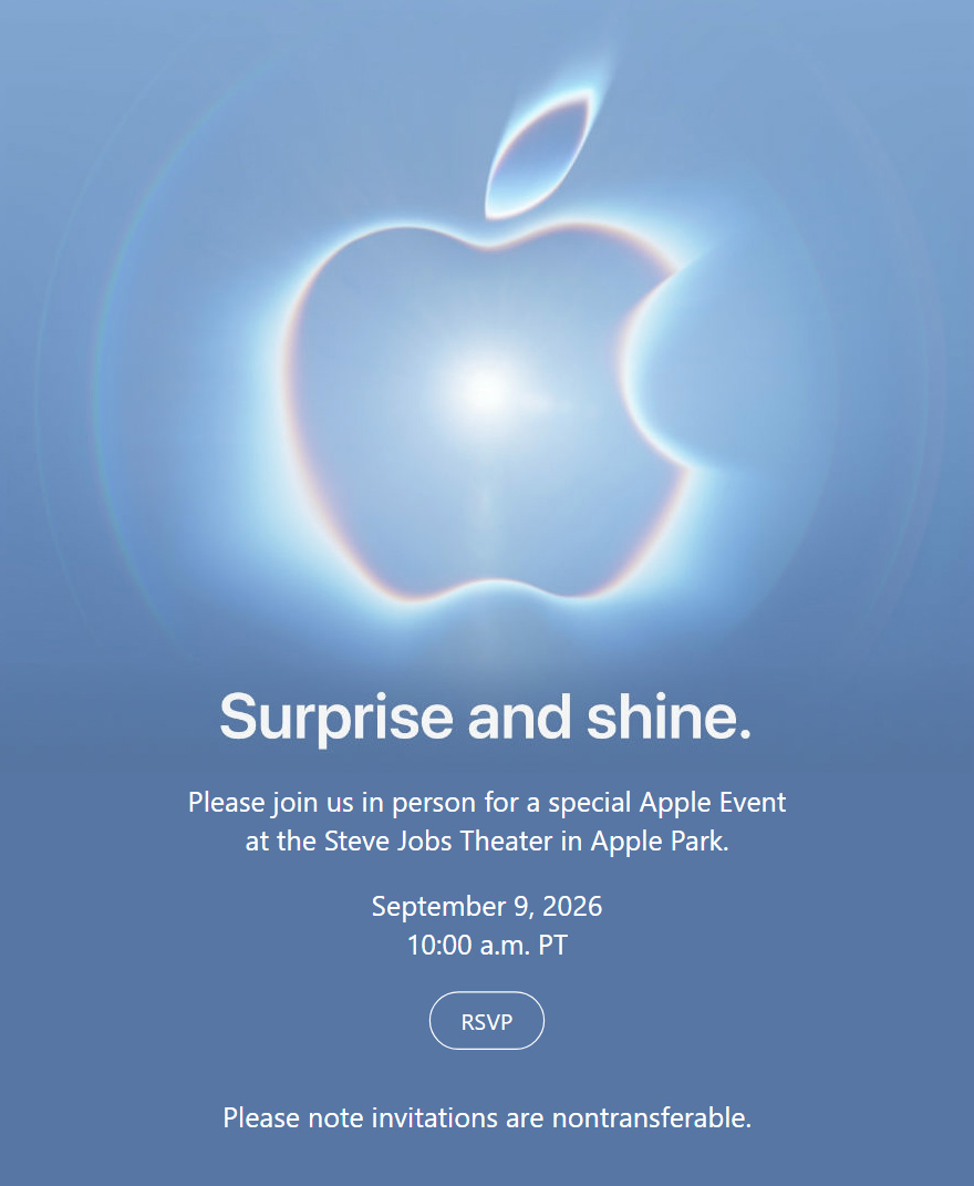 アップル、9月9日に新製品イベント開催へ－折りたたみ式iPhone発表か
