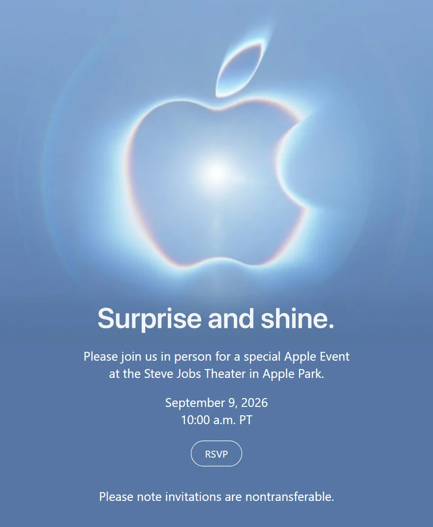 アップル、9月9日に新製品イベント開催へ－折りたたみ式iPhone発表か