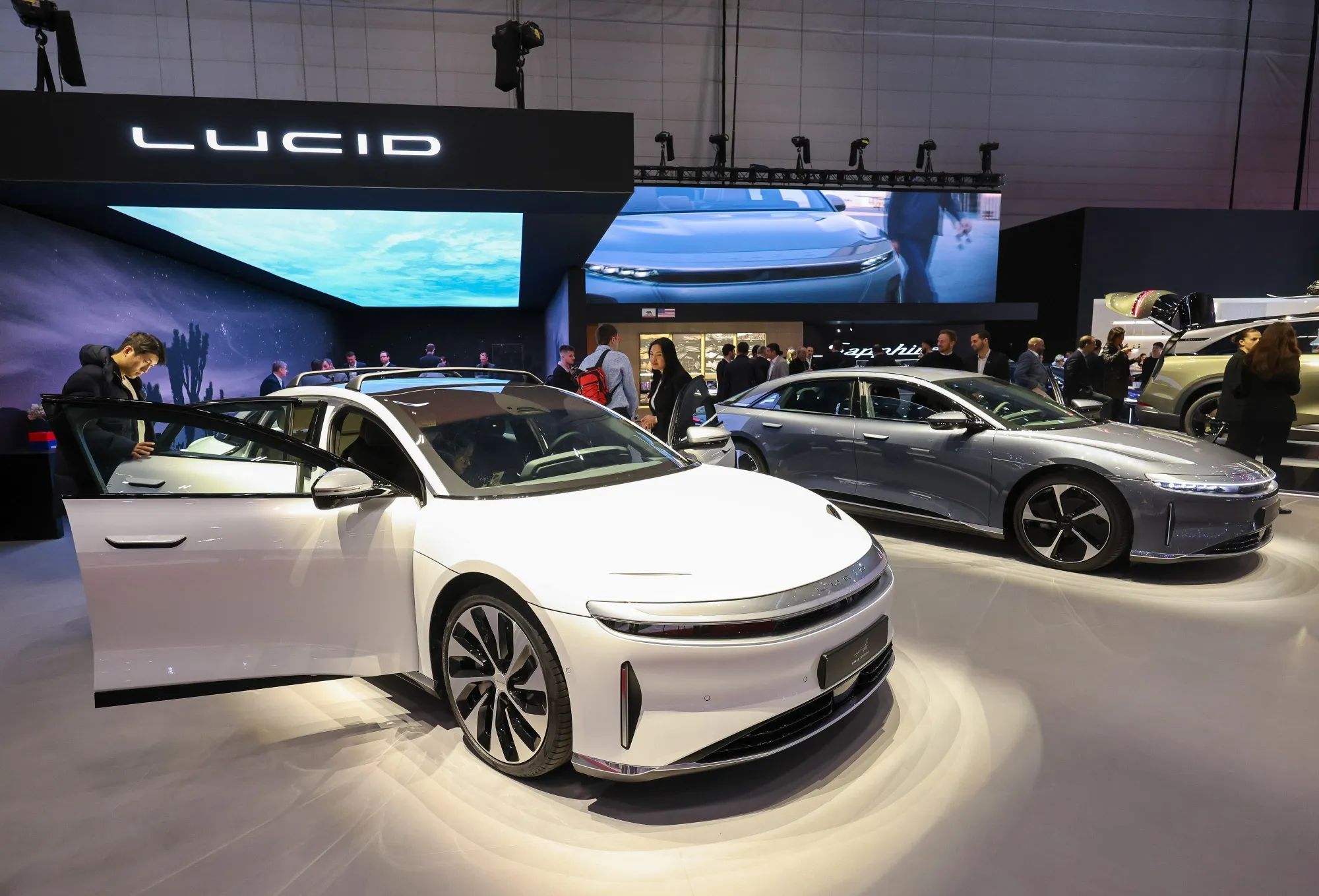 A Lucid Air Grand Touring car.