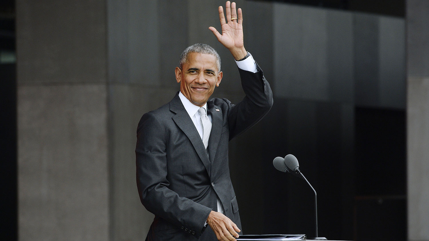 President Barack Obama speaks at the opening ceremony of the Smithsonian National Museum of African American History and Culture on Sept. 24, 2016, in Washington.
