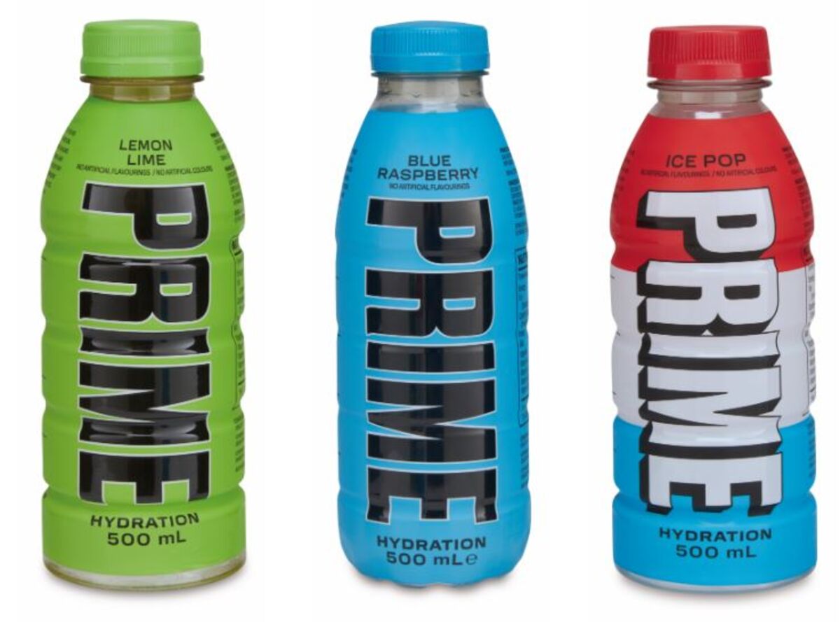 Prime Hydration Drink Beverage By Logan Paul x KSI 4 bottle Lot
