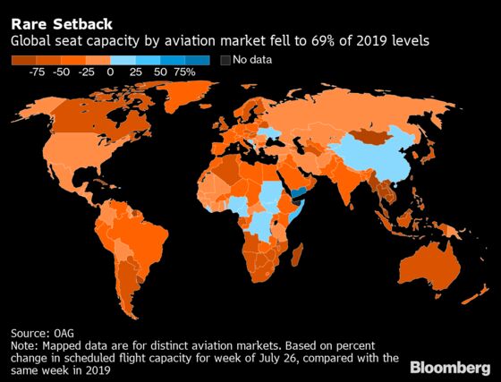 Where Can You Fly Right Now? Travel Recovery Hits an Air Pocket