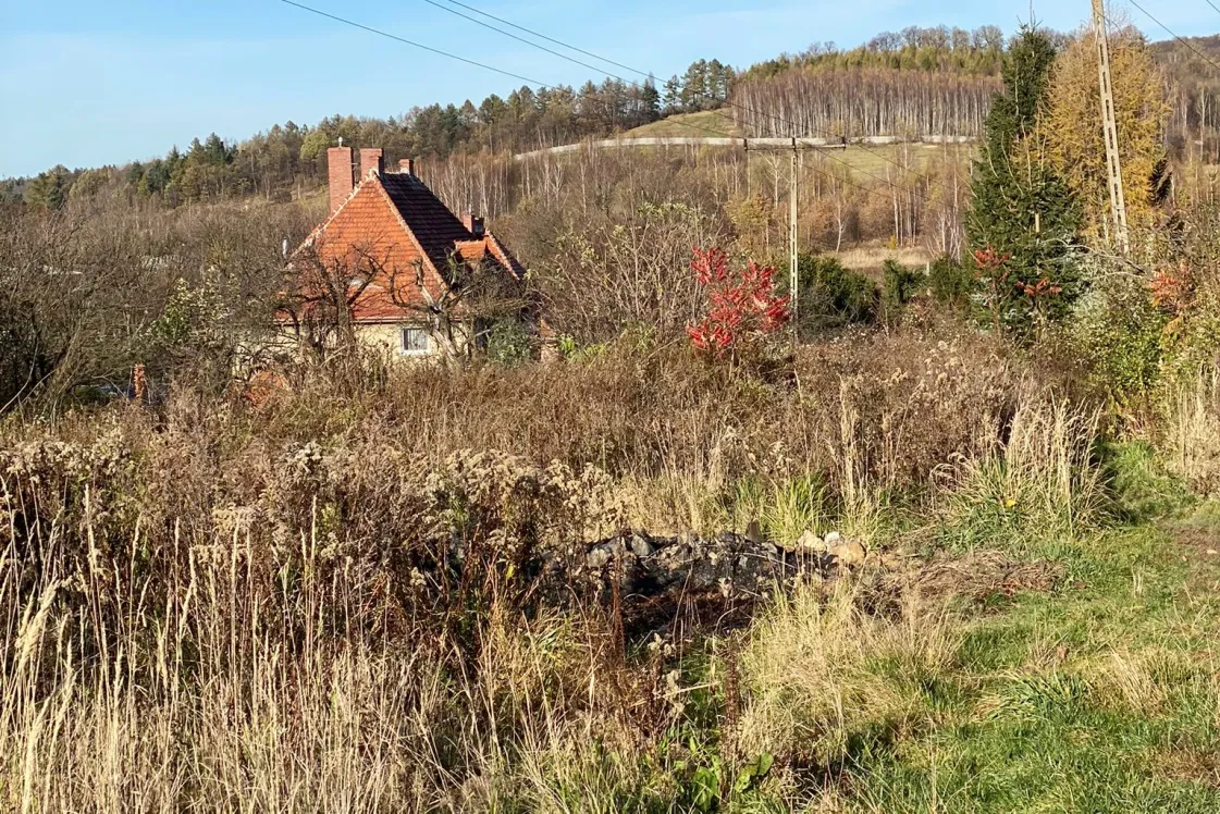 An illegal mining site&nbsp;in fields surrounding a residential area of Walbrzych, Poland.