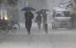 Heavy rain in Miyazaki on July 2.