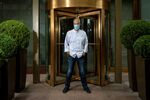 Chef and owner Eric Ripert poses for a photograph outside&nbsp;Le Bernardin&nbsp;on Sept. 16. (Gary He/Bloomberg News)