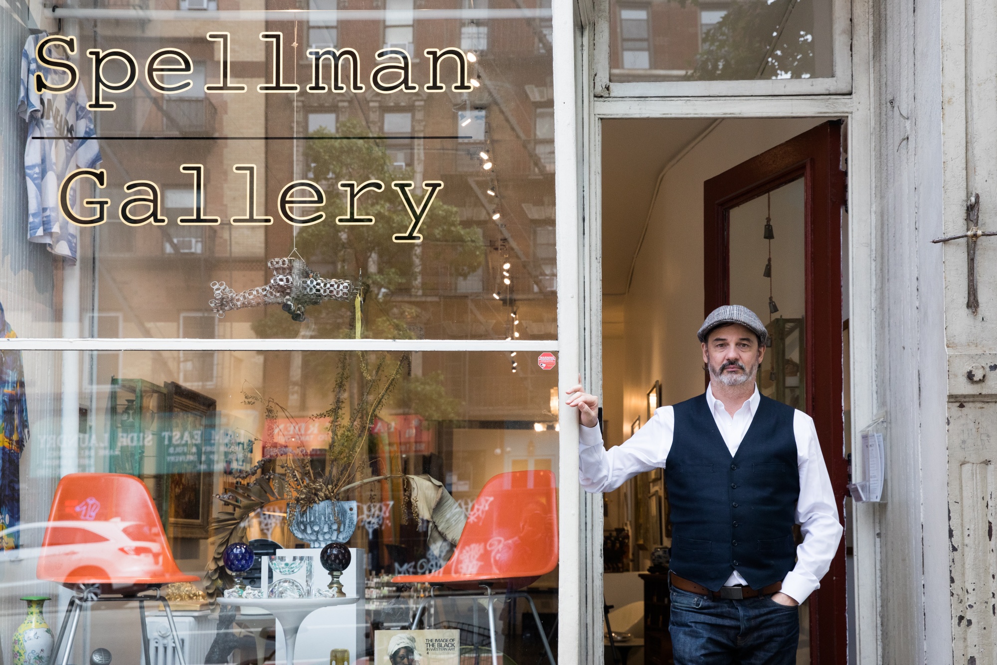 Glenn Spellman at his Upper East Side gallery.