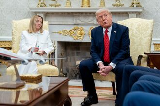 President Trump Hosts Italy Prime Minister Meloni At White House