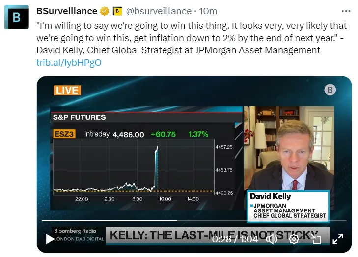 Wall Street Cheers Inflation Data: 