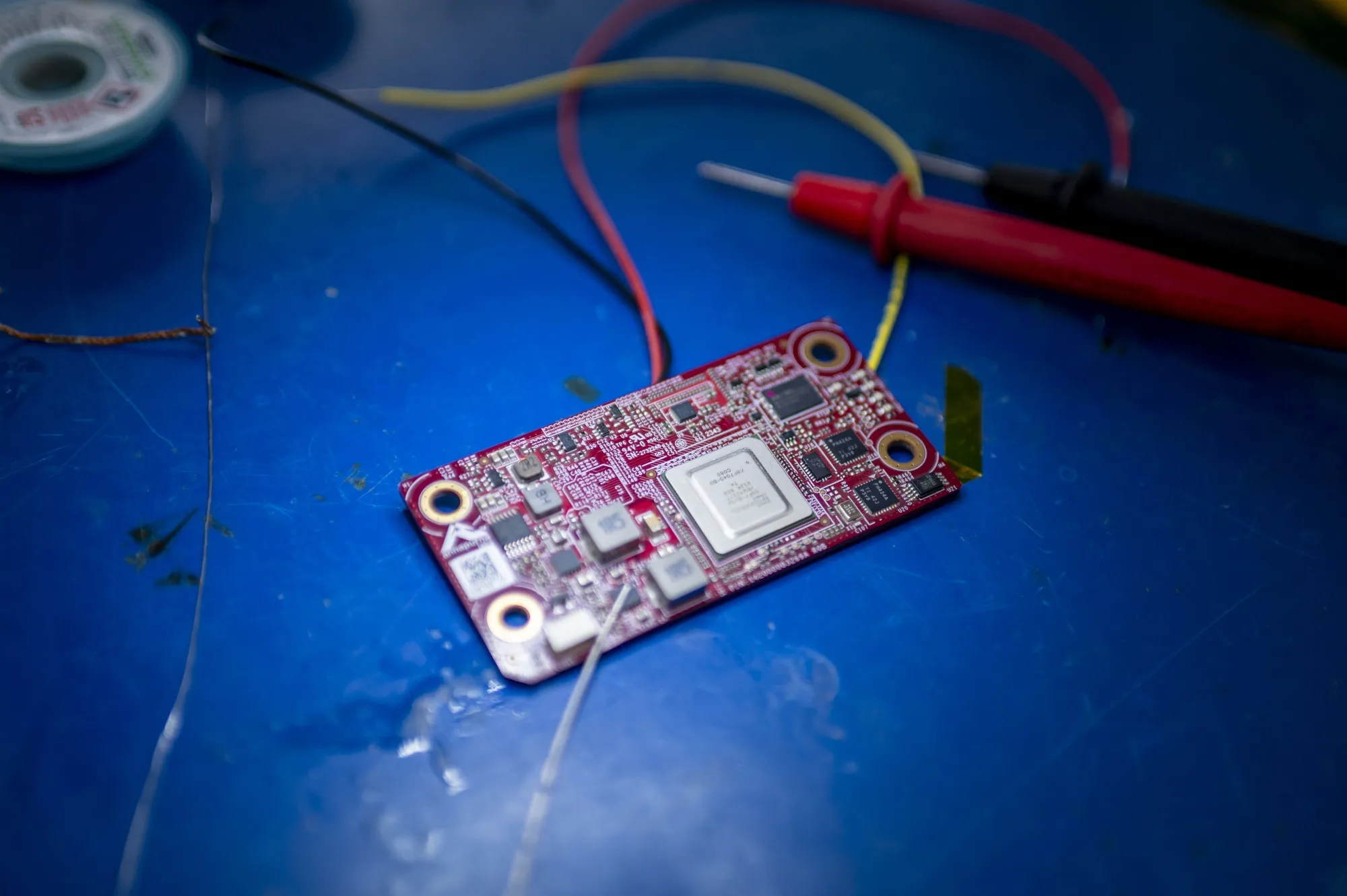 An artificial intelligence chip at Annapurna Labs in Austin.