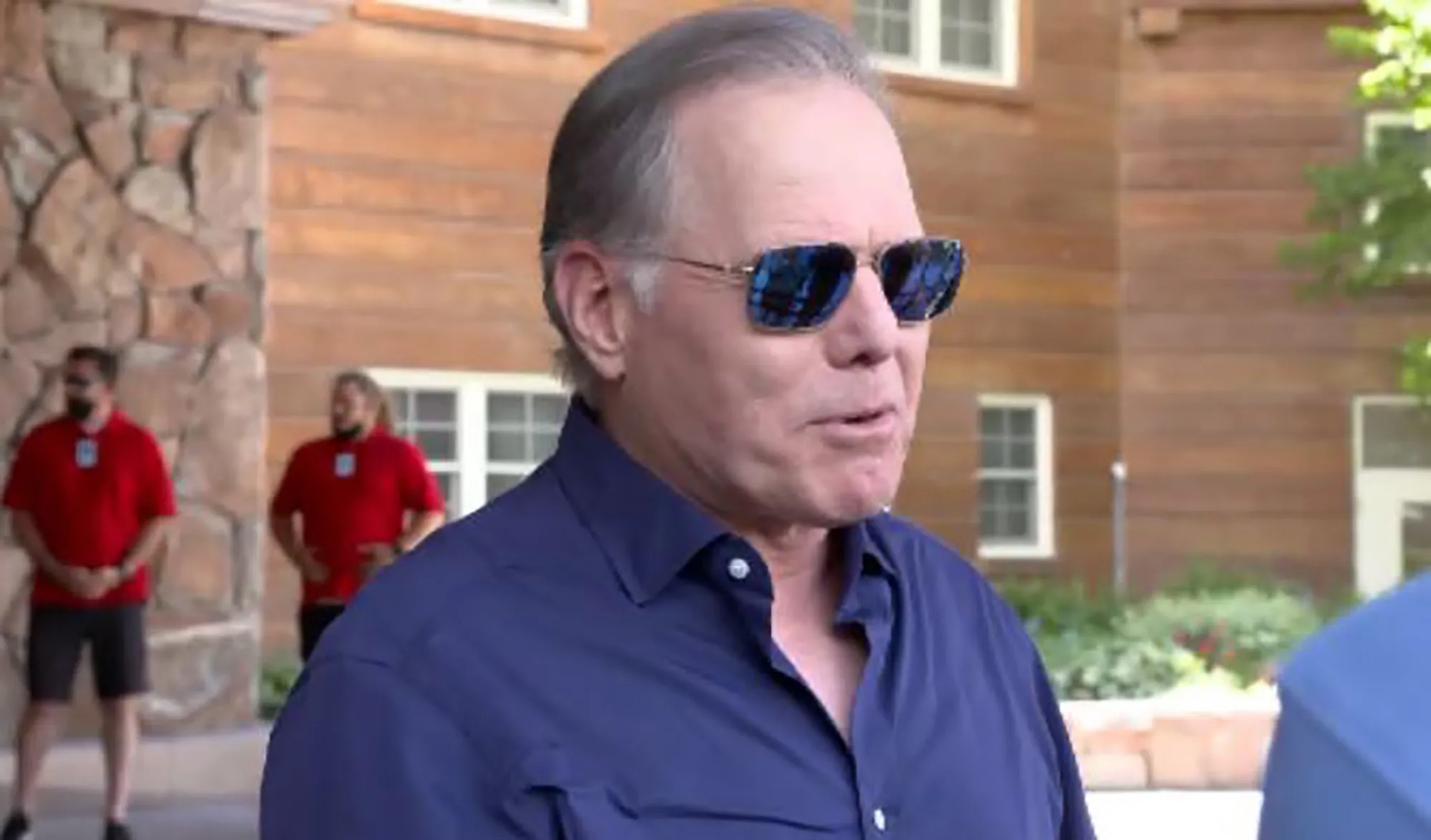 Discovery CEO David Zaslav at the Sun Valley Conference in Idaho.