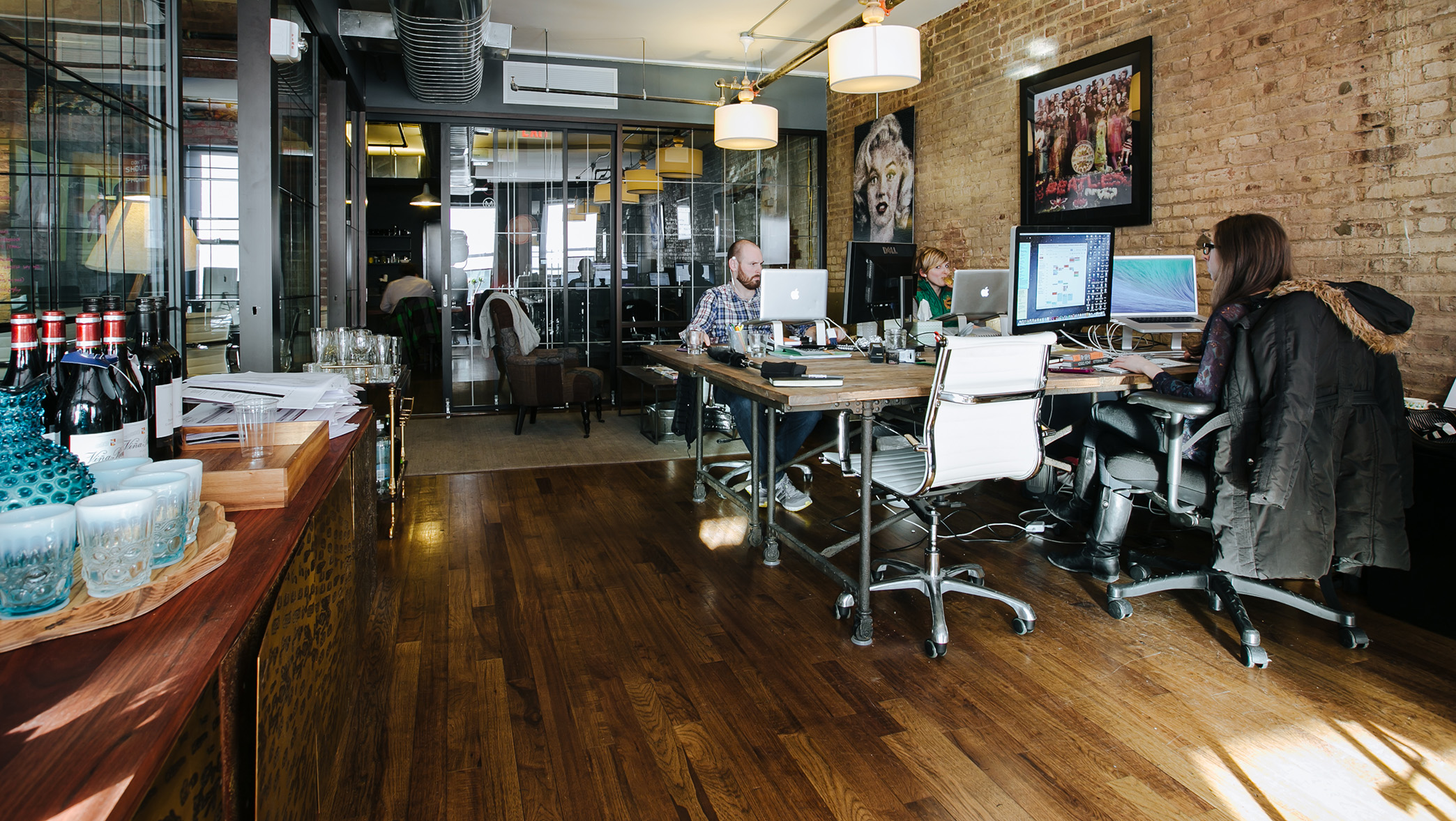 WeWork Meatpacking office in New York.
