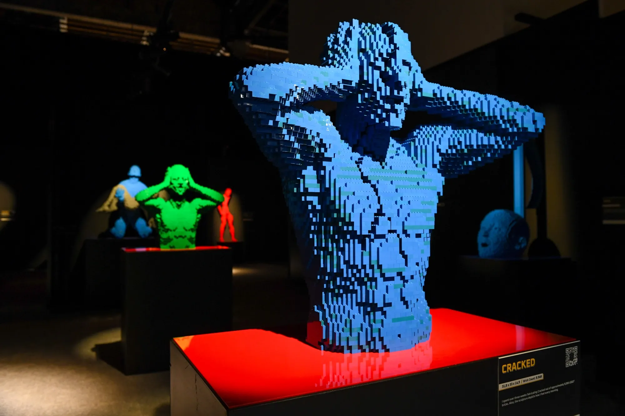 Building blocks: A Lego artwork from the “Art Of The Brick”&nbsp;exhibition in London.