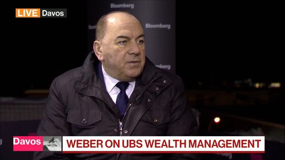 UBS Chairman Weber Says Focus On French Fine, U.S. Expansion