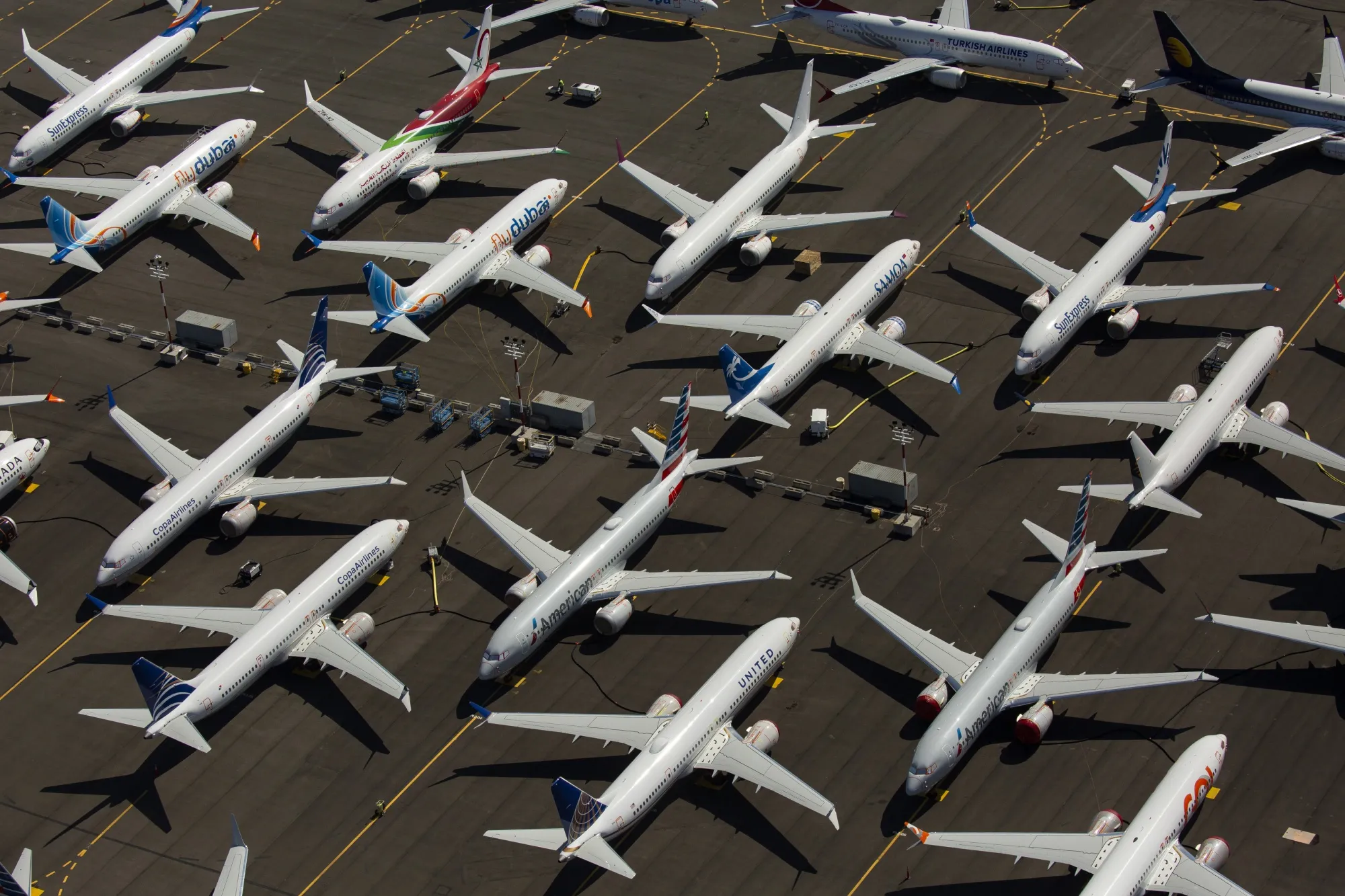 Boeing 737 Max Planes Sit Idle As Company Continues To Work On Software Glitch That Contributed To Two Fatal Jetliner Crashes