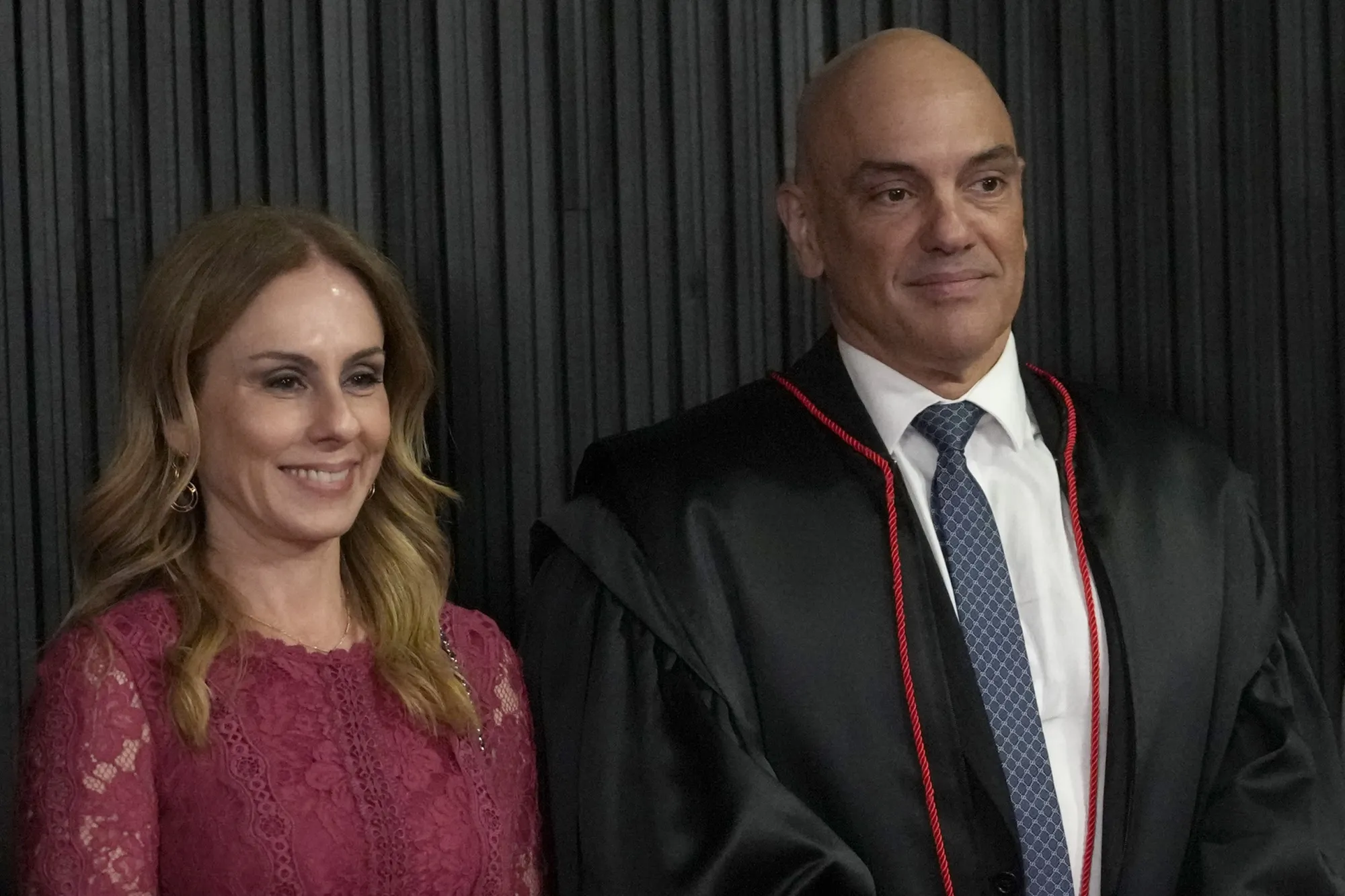Judge Alexandre de Moraes and his wife Viviane Barci de Moraes.