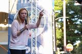Brothers of Italy Leader Giorgia Meloni At Election Campaign Rally