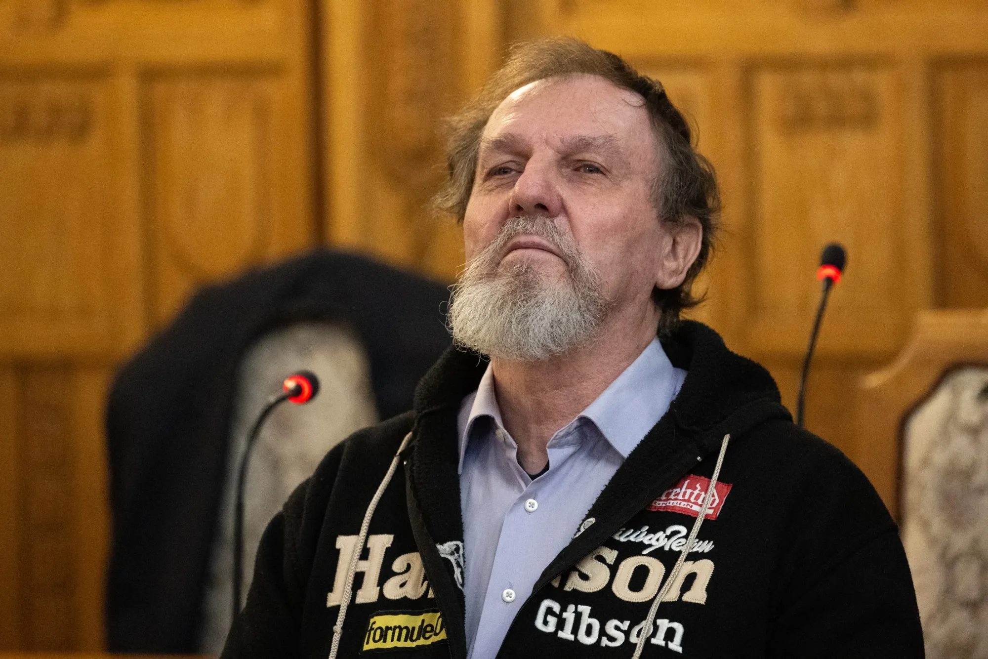 Juraj Cintula attends a court hearing in Banska Bystrica, Slovakia, in October.