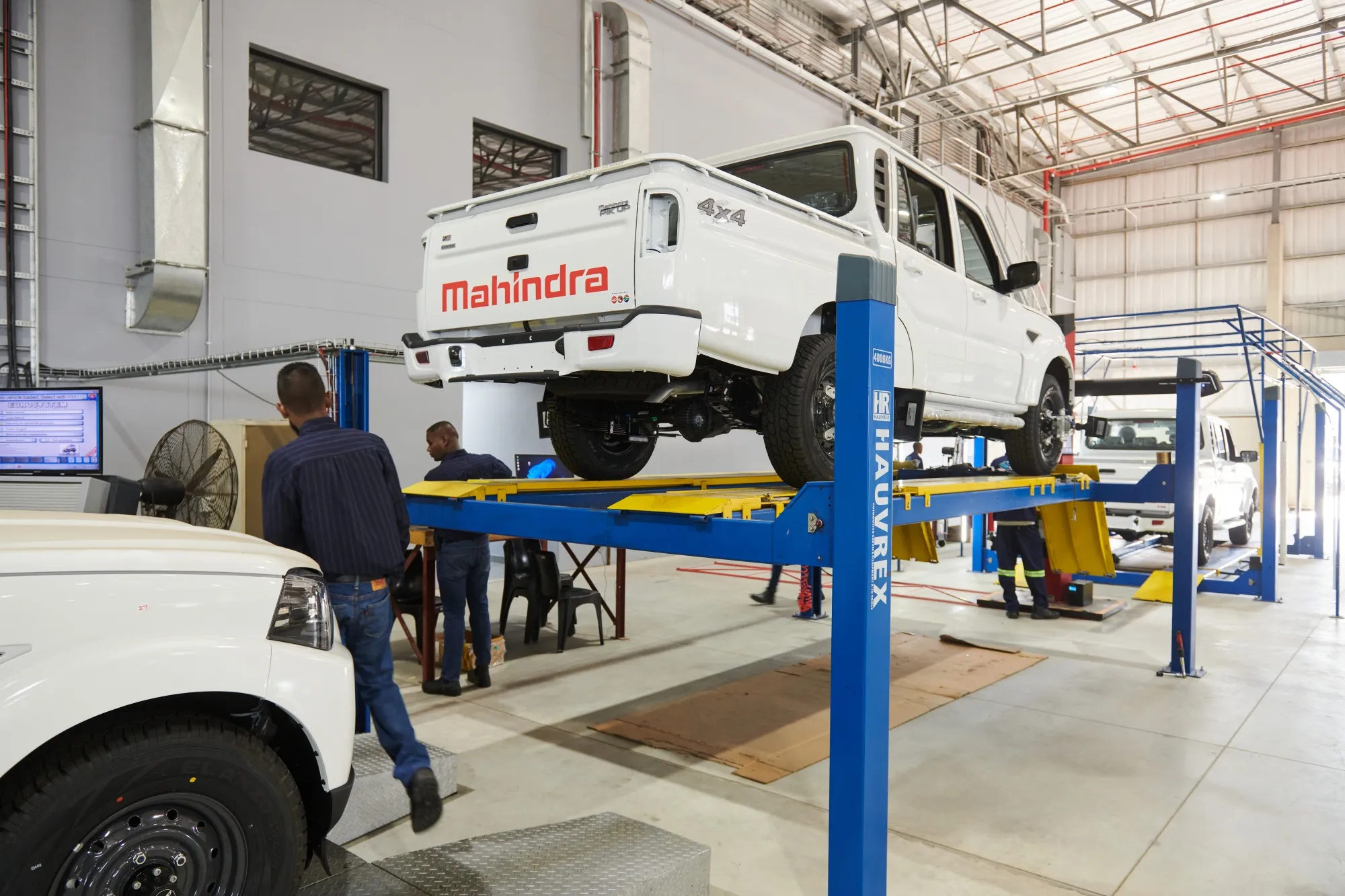 A Pick Up 4x4 vehicle at the company's new assembly plant in Durban.