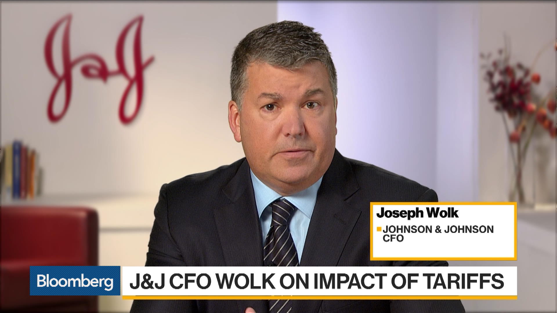 Watch J&J CFO Says 2Q Results 'Not Related to Trade Wars' - Bloomberg