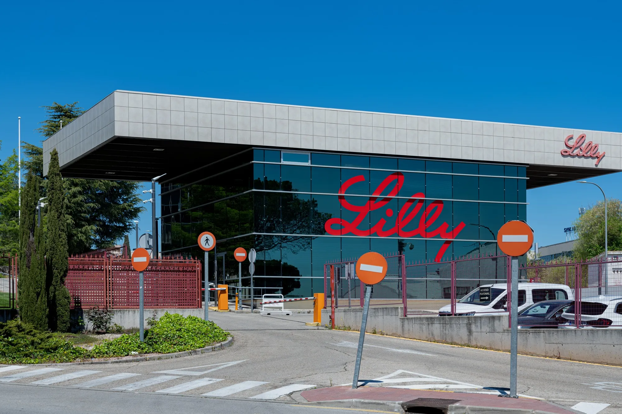 The Eli Lilly &amp; Co. offices.