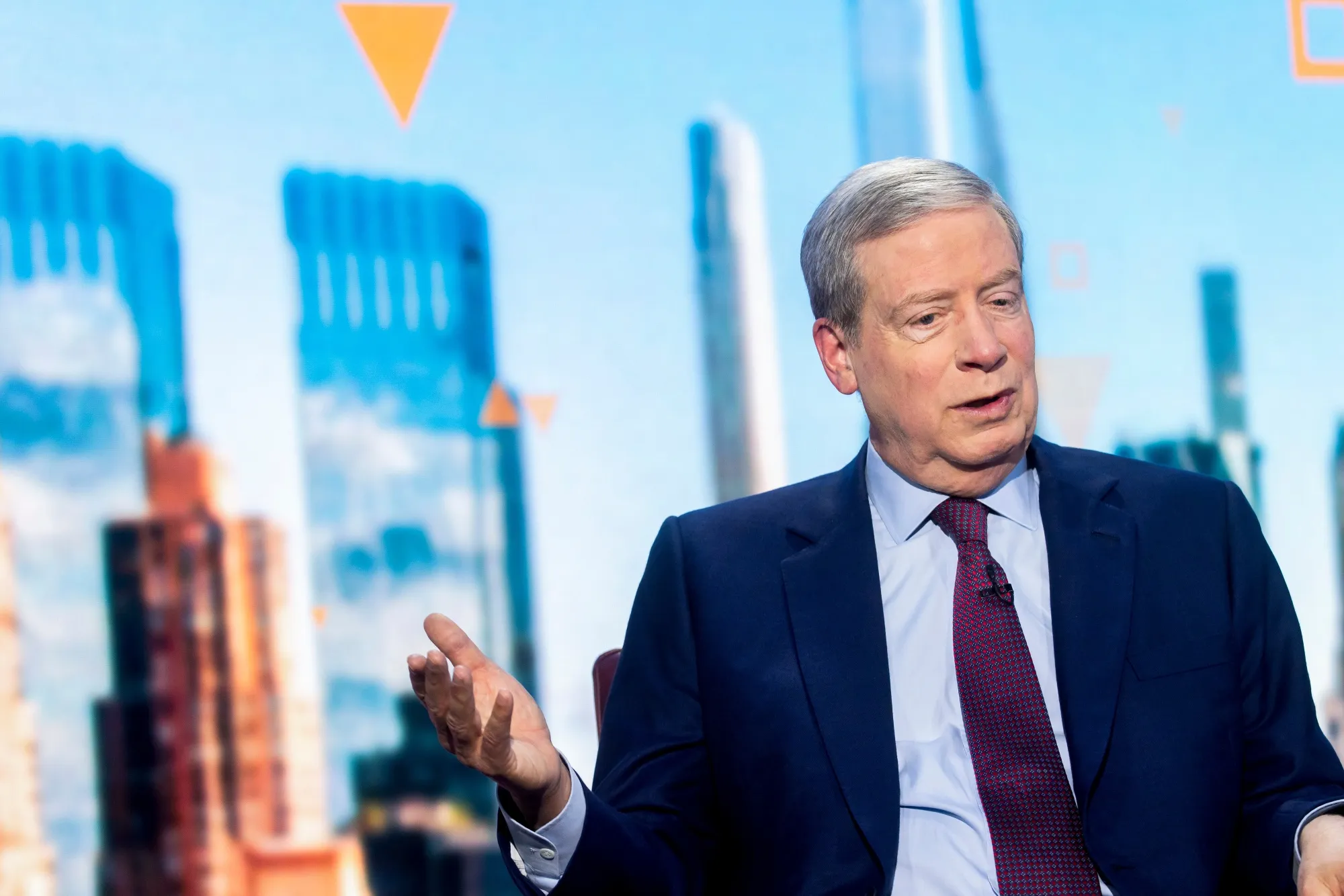 Stan Druckenmiller, chairman and chief executive officer and founder of Duquesne Family Office LLC, during a Bloomberg Television interview in New York, US.