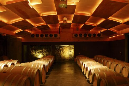 In the cellar at La Lomita.