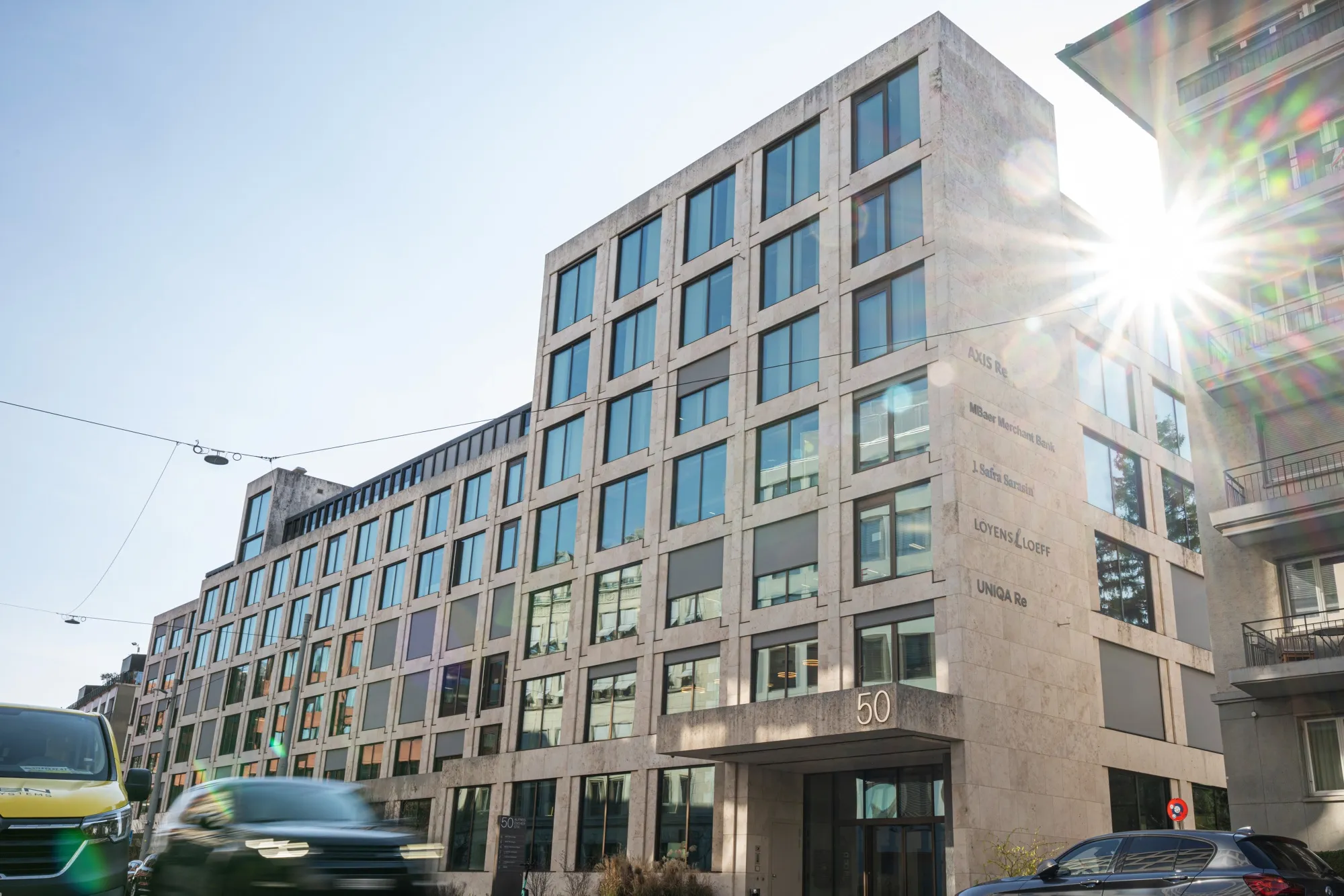 The former office location of MBaer Merchant Bank AG bank&nbsp;in Zurich, Switzerland.