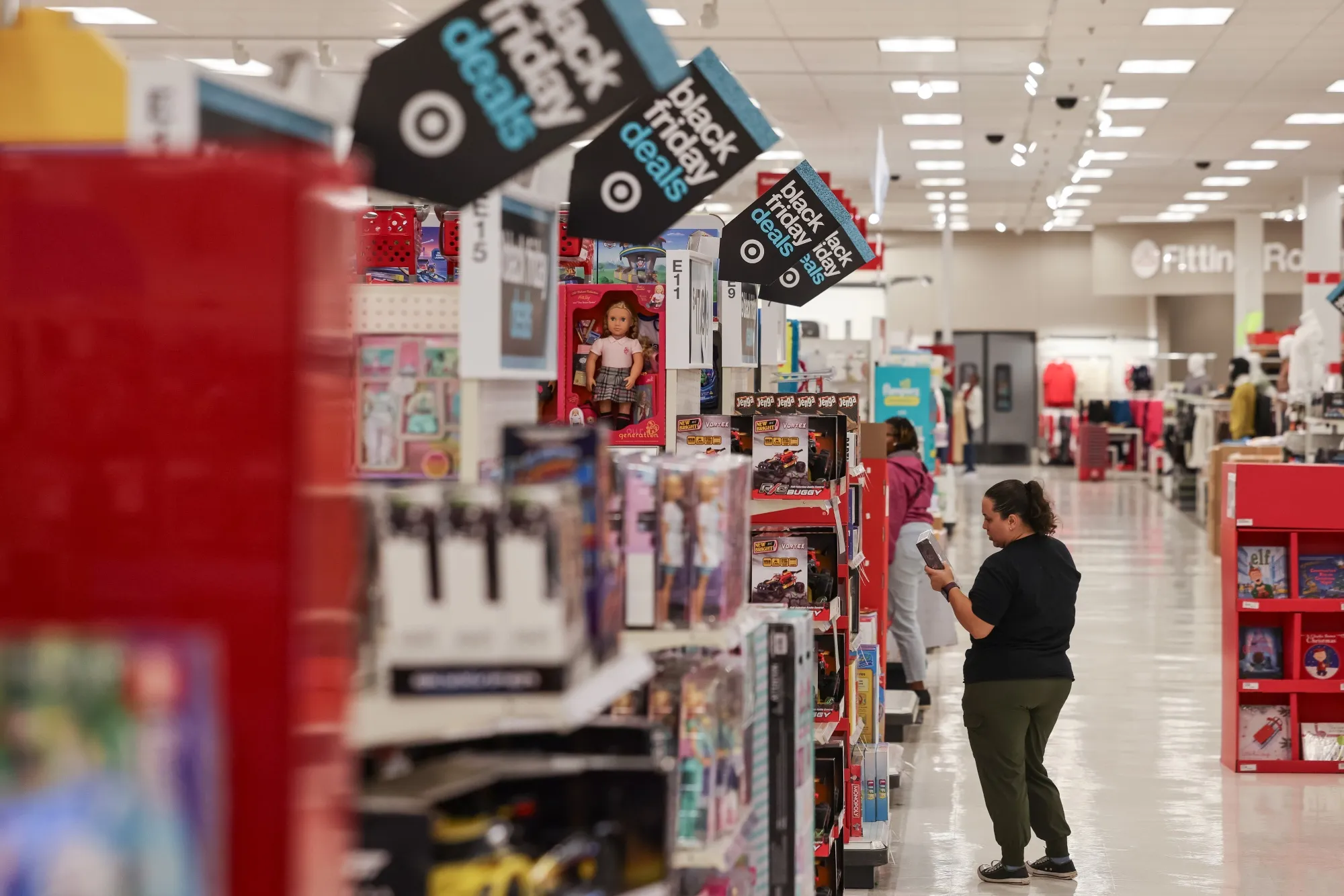 Shoppers At A Target Ahead Of Black Friday