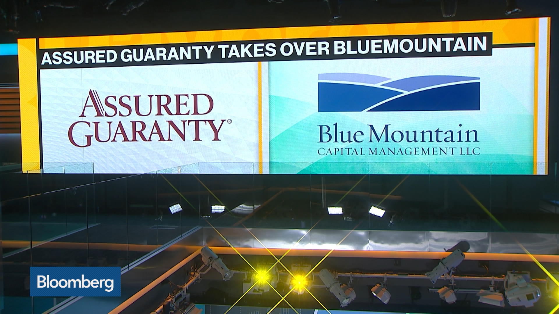 Watch M&A: Assured Guaranty Agrees to Take Over BlueMountain - Bloomberg