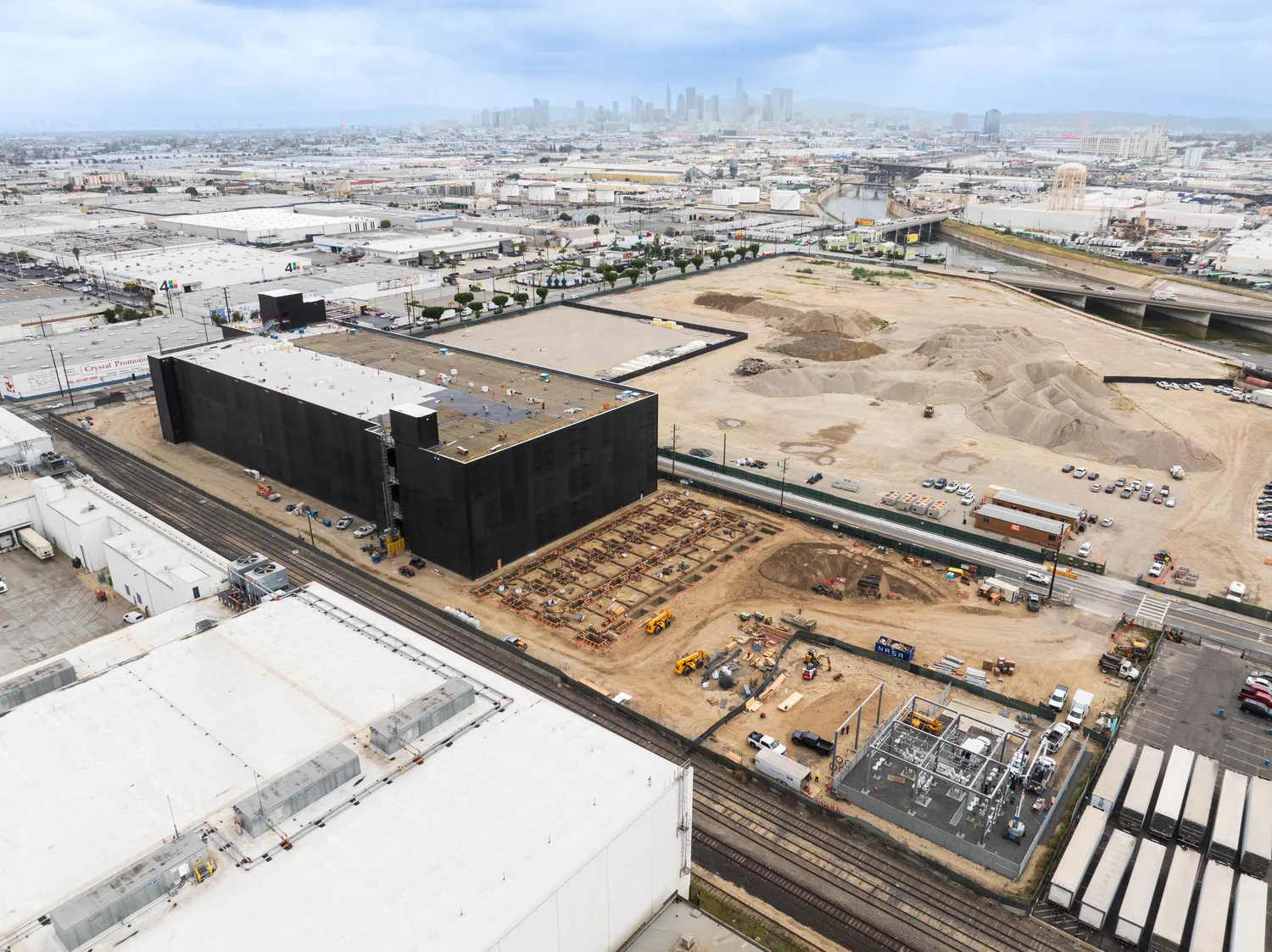 Goodman Group's data center under construction in Vernon, California.