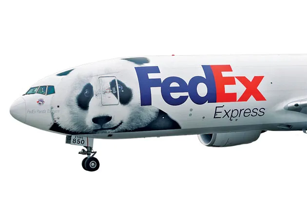 2000: The first year FedEx started transporting pandas from Chengdu to Washington