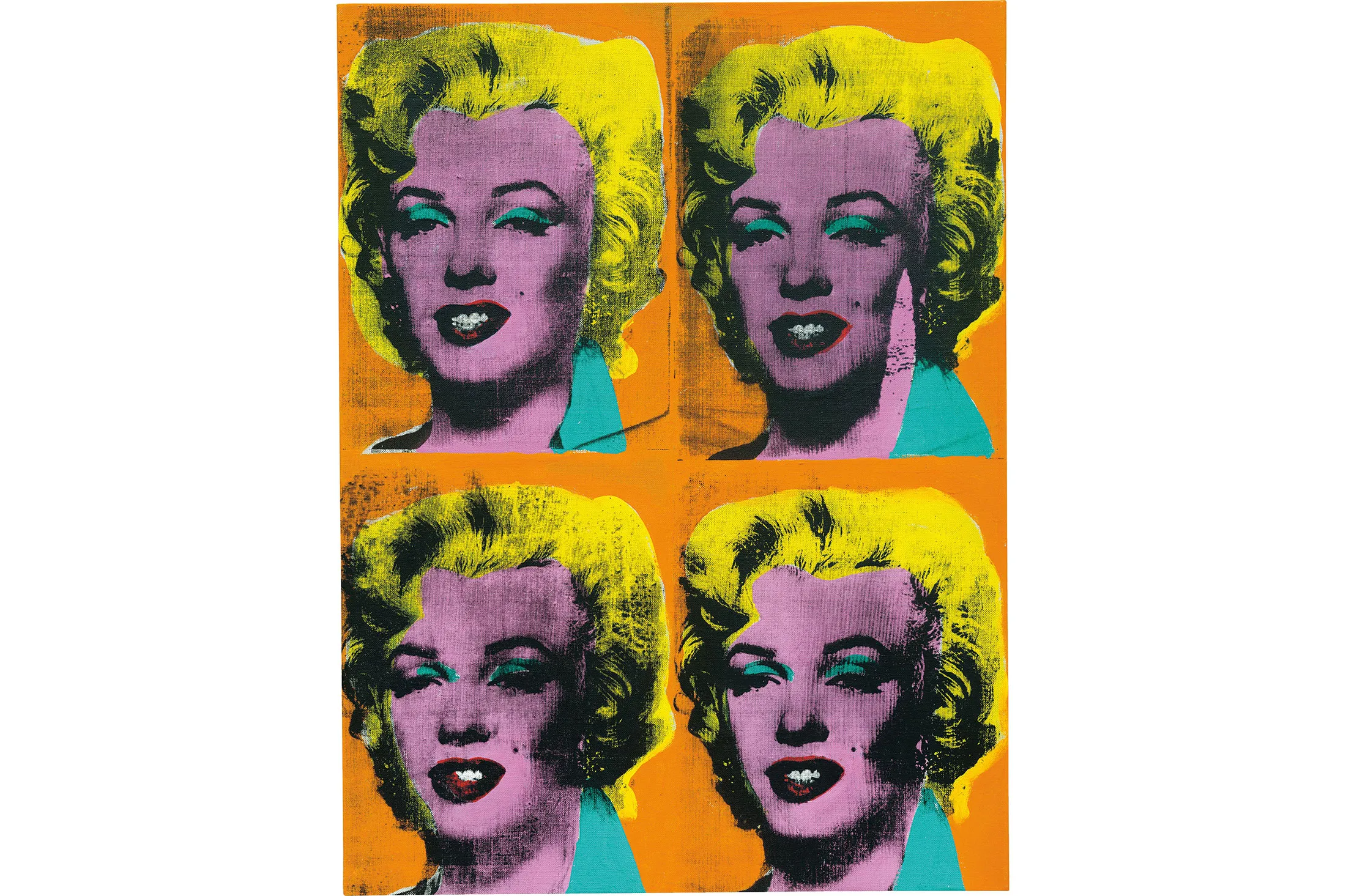 'Four Marilyns' (1962) by Andy Warhol.
