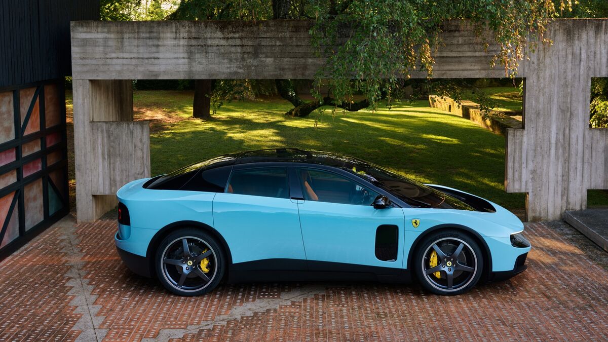 Ferrari’s First Electric Car Fetches Record $40 Million at Auction - Bloomberg.com