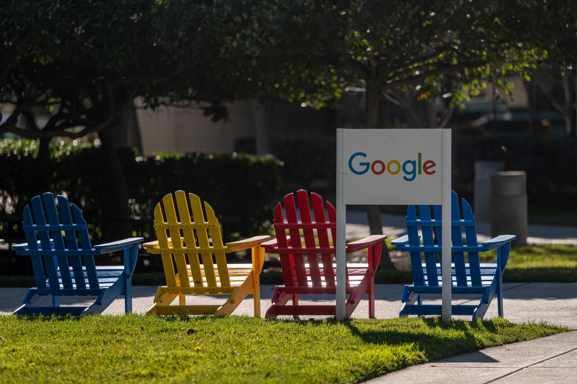 Google headquarters in Mountain View, California.