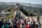 Tourists at the Great Wall on National Day Holiday