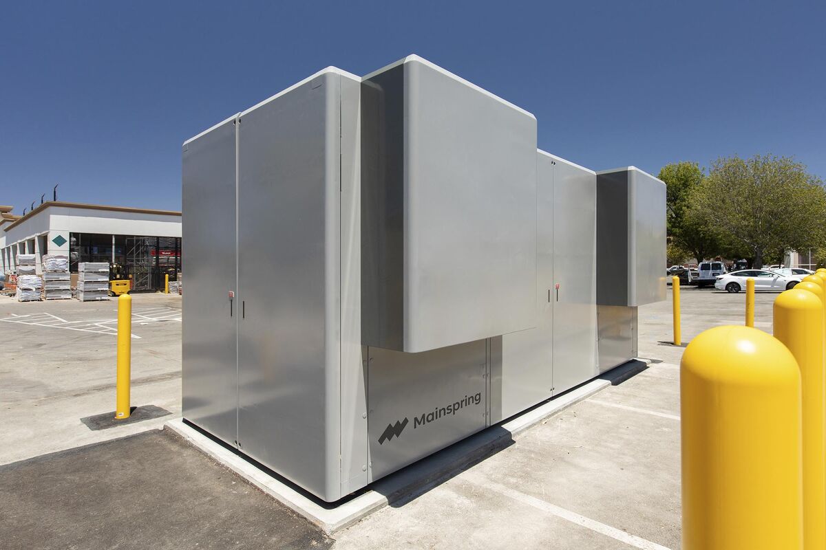 Generator line. Mainspring