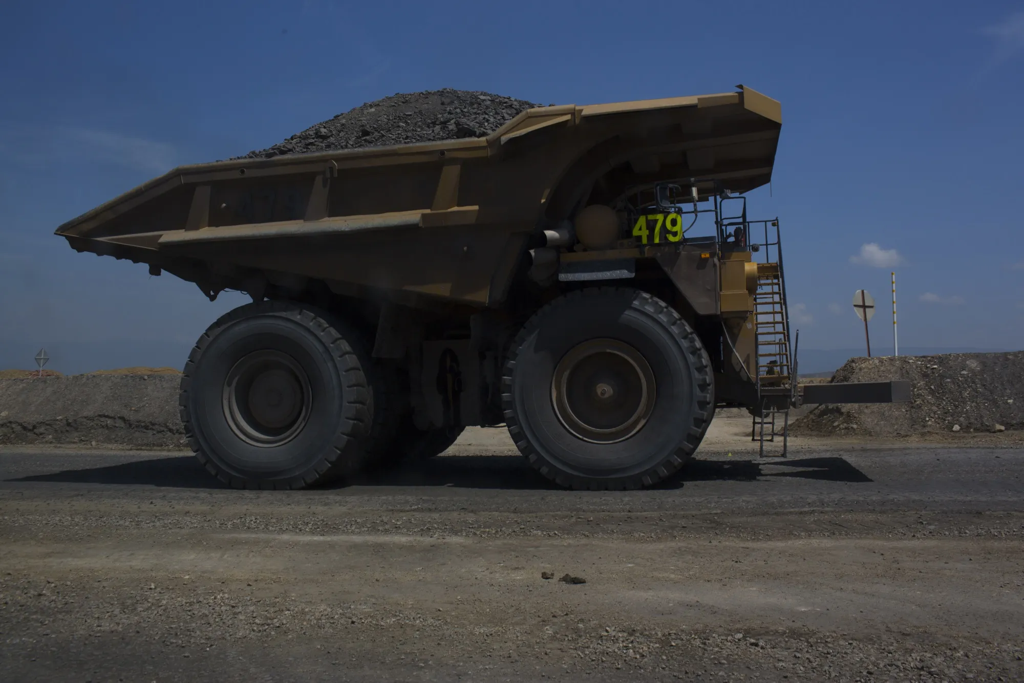A truck at the Cerrejon Coal Mine in Colombia