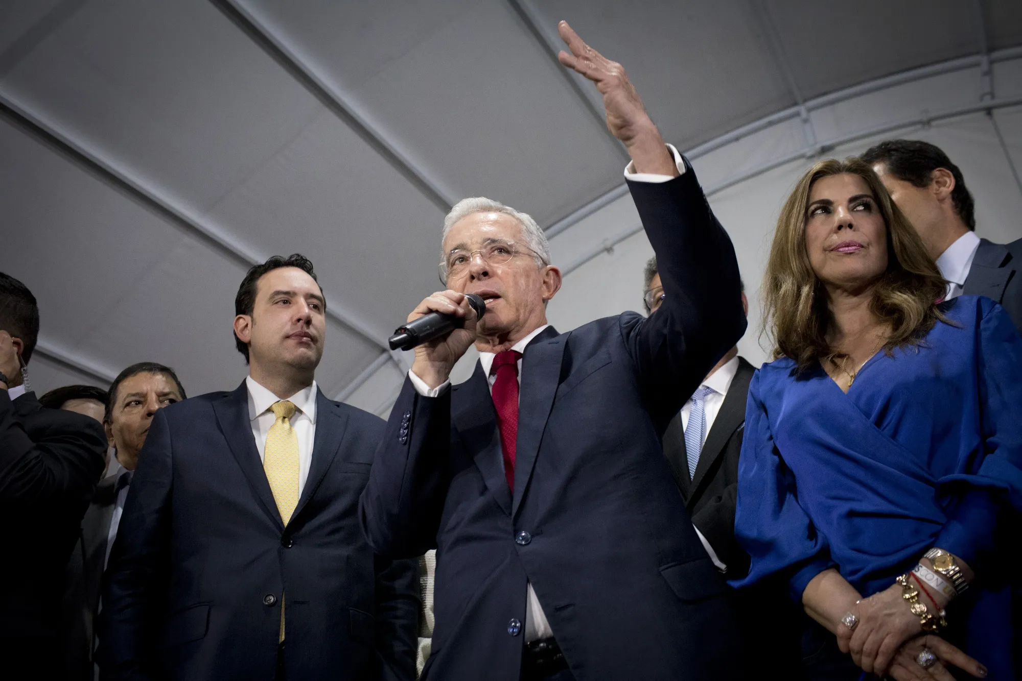 Alvaro Uribe in&nbsp;2019.&nbsp;