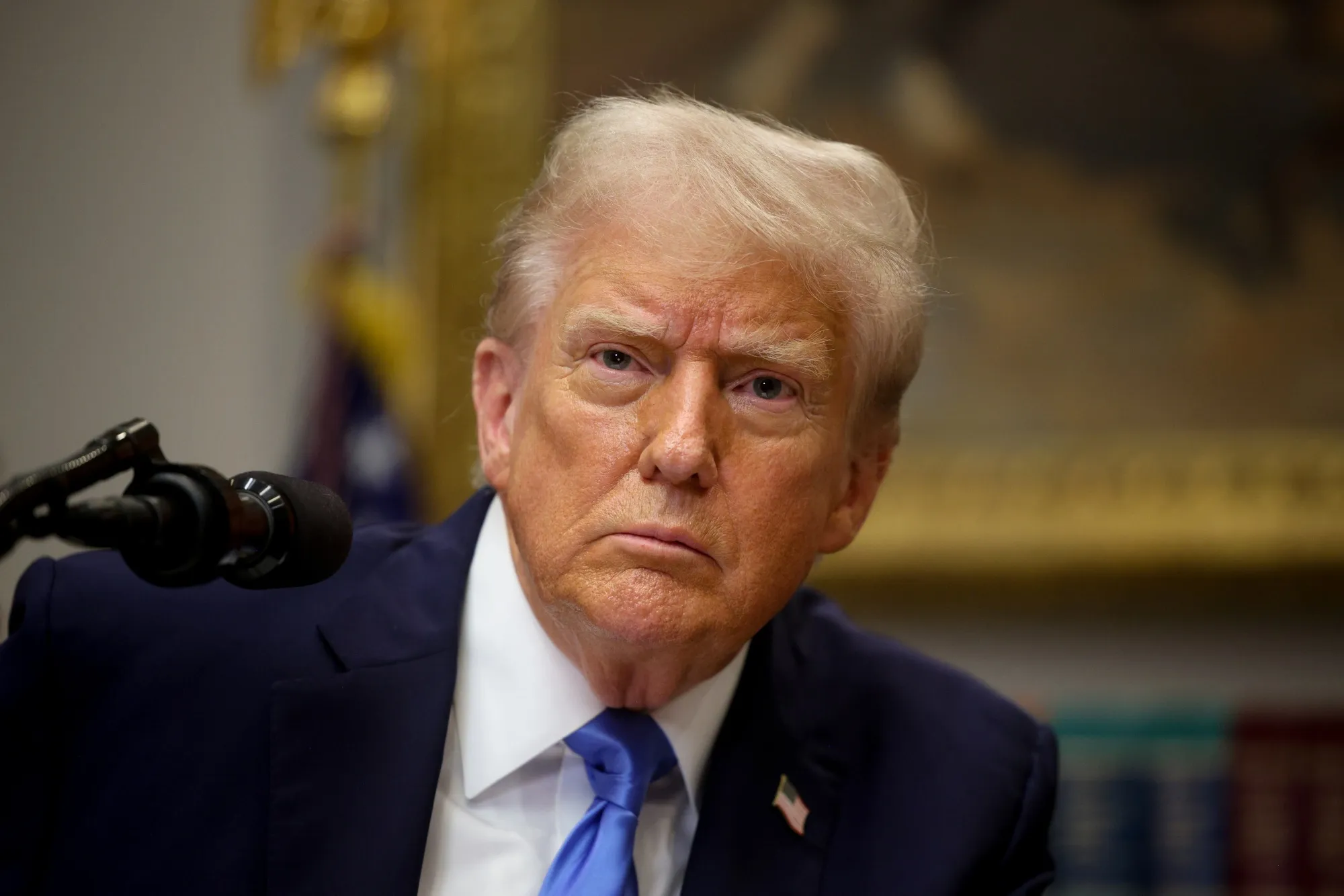 President Donald Trump at the White House earlier this week.