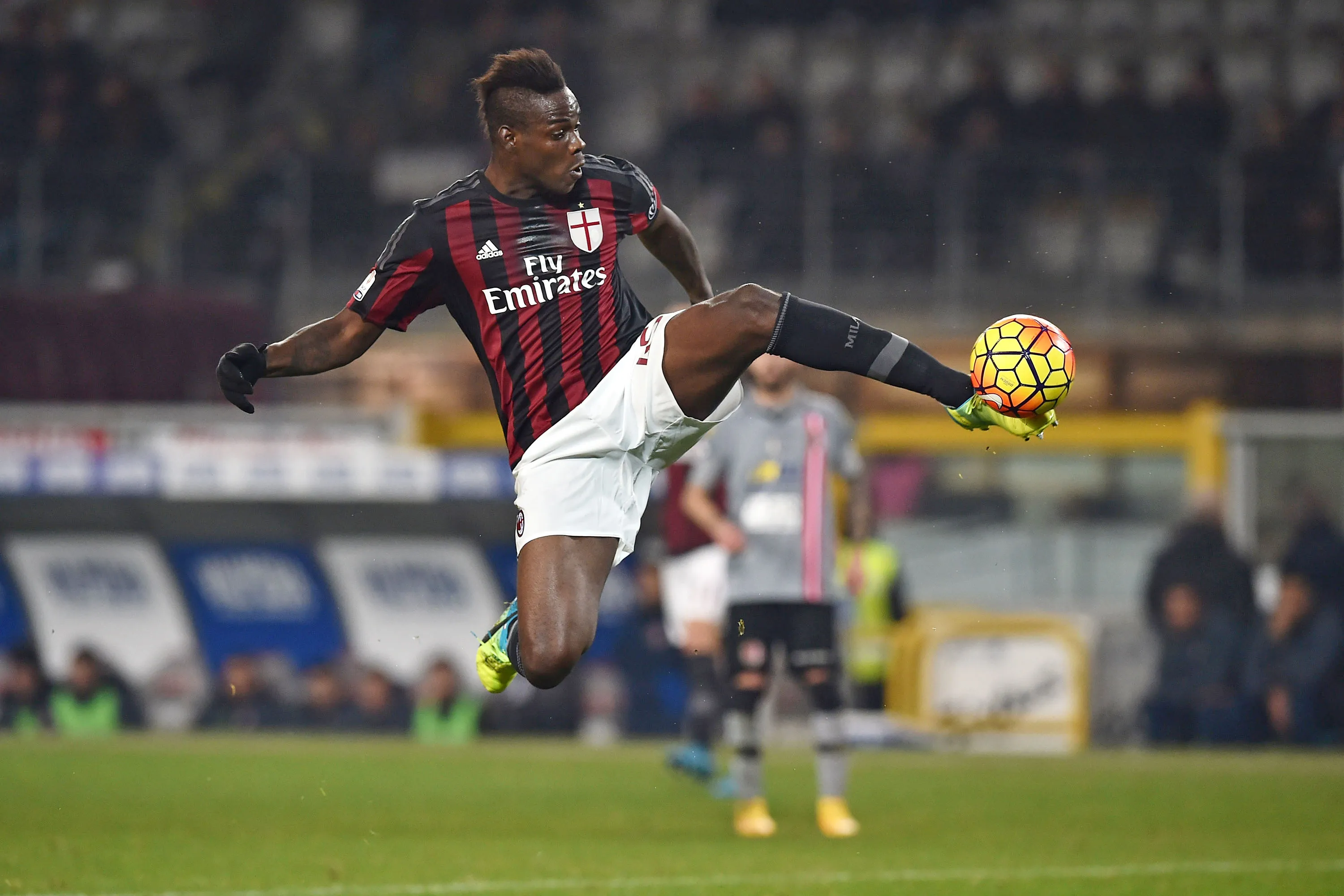 AC MIlan star striker Mario Balotelli.
