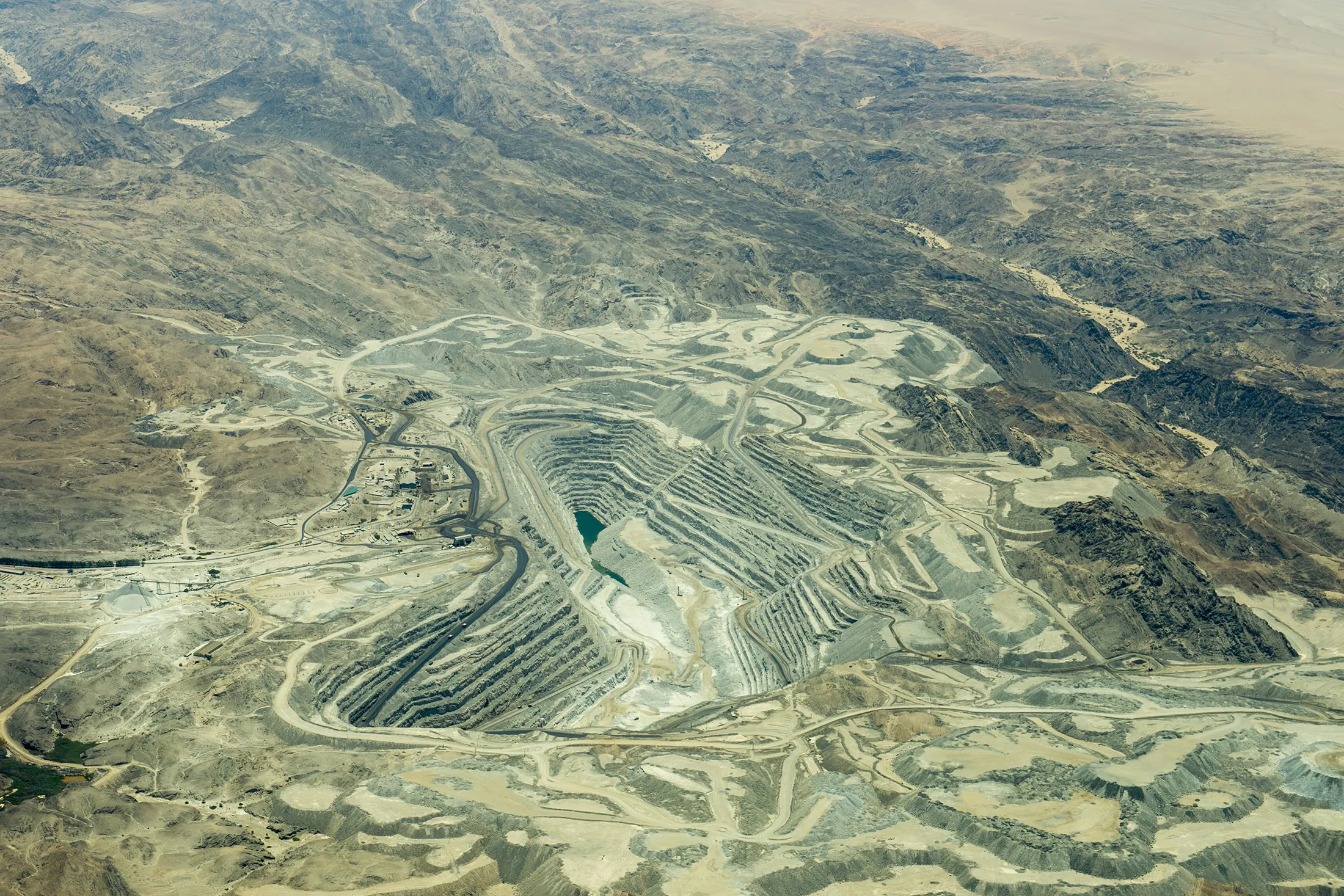 The Rossing Uranium Mine near&nbsp;Arandis, Namibia.