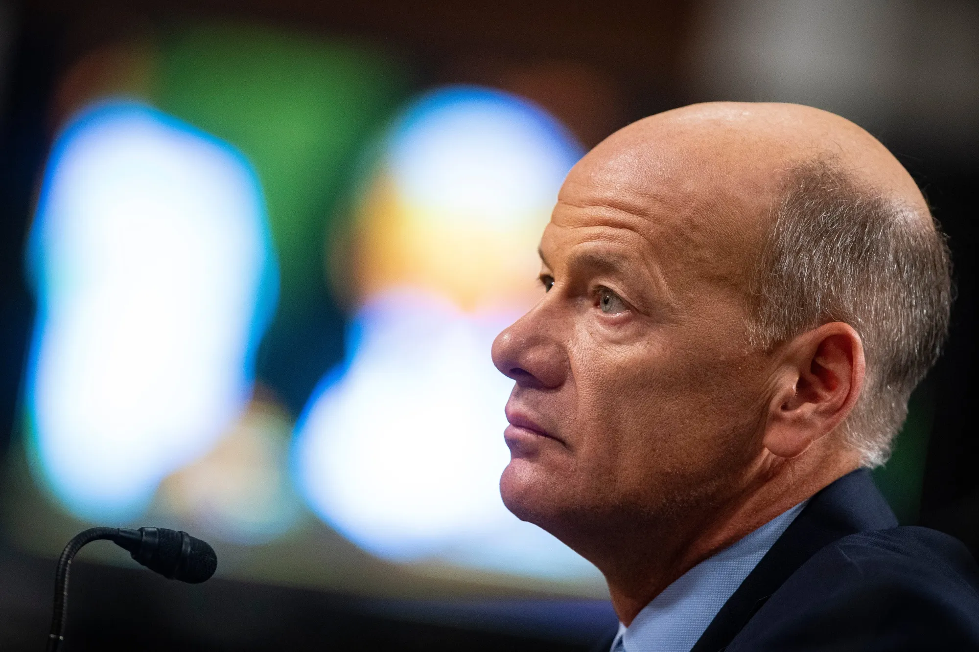 Blown Up: Greg Becker, former chief executive officer of Silicon Valley Bank.
