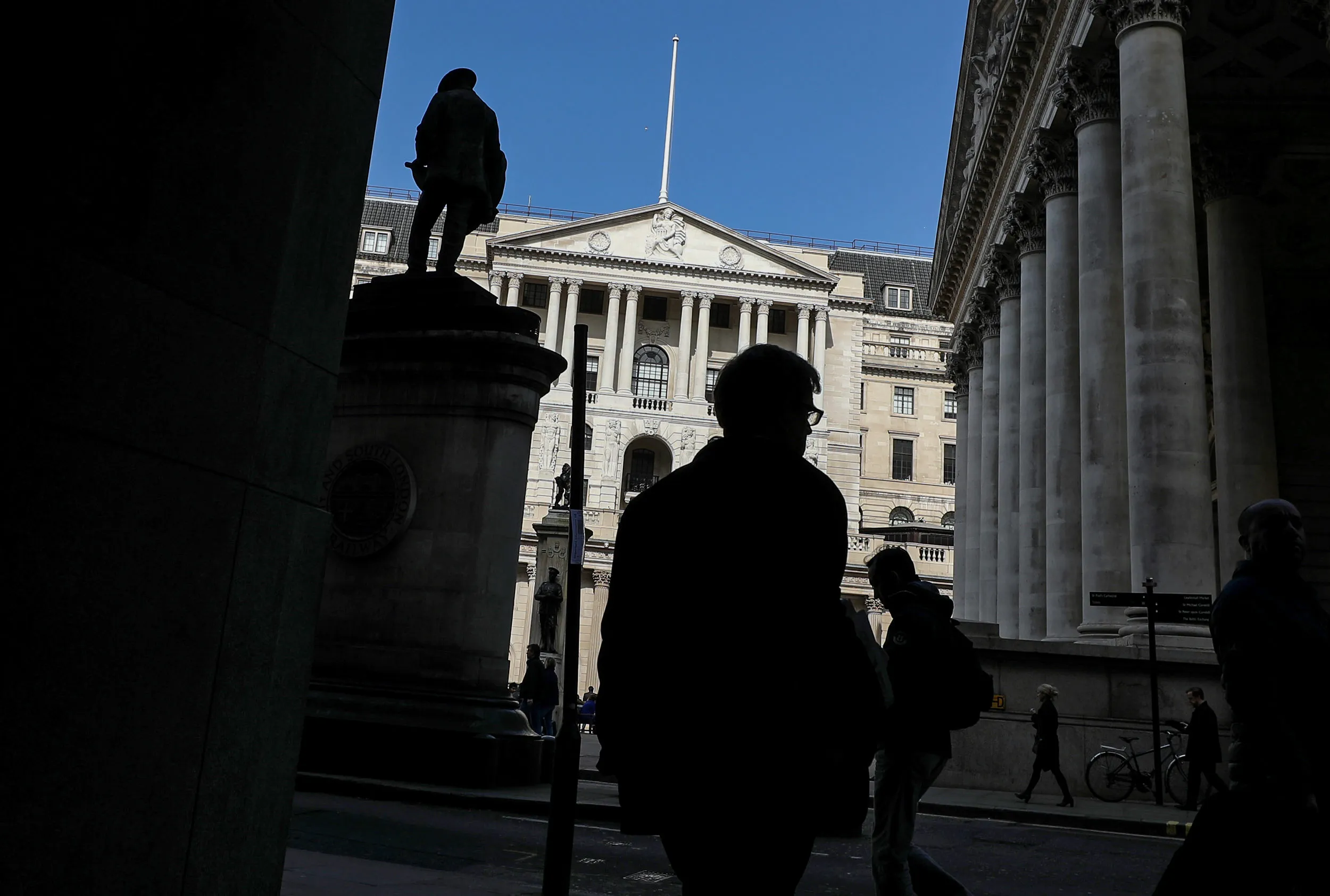 The Bank of England in London.