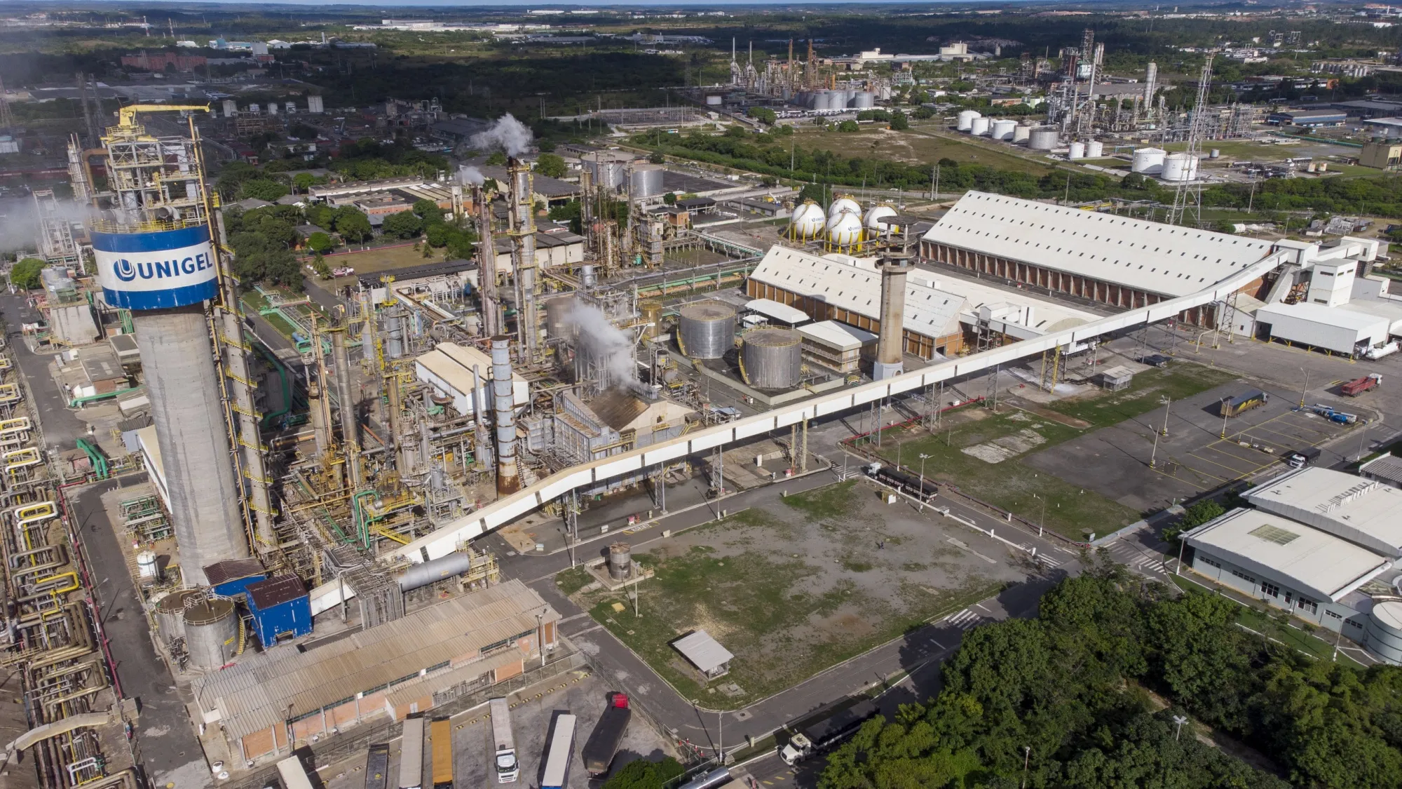 A Unigel&nbsp;green hydrogen plant in Brazil in 2022.&nbsp;