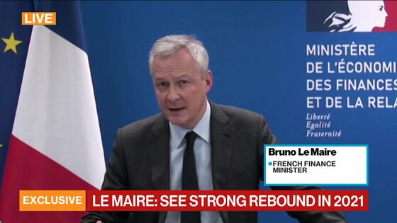 EU Recovery Logjam Publicly Slammed by Le Maire as G-20 Meets