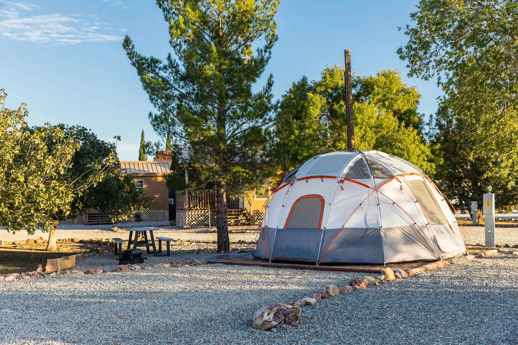 A KOA campground in Willcox, Arizona.